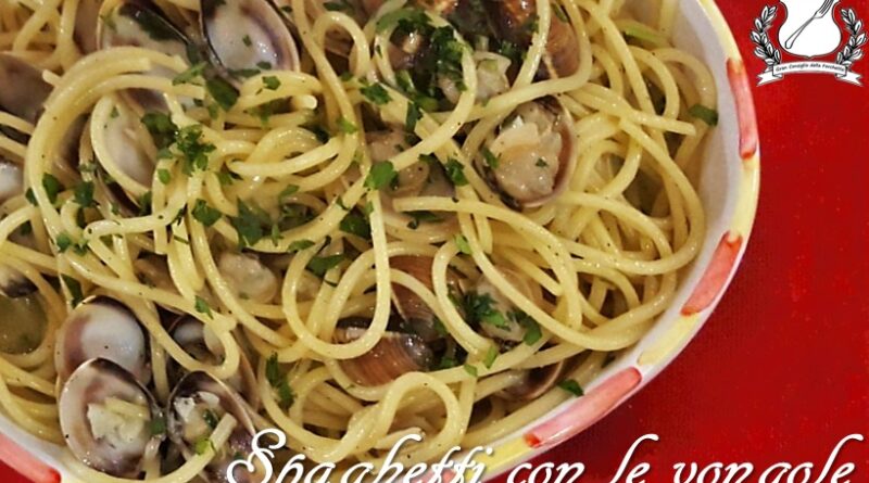 Spaghetti with clams
