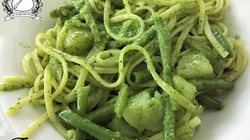 Trenette con pesto