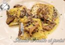 Ricotta ravioli with porcini mushrooms